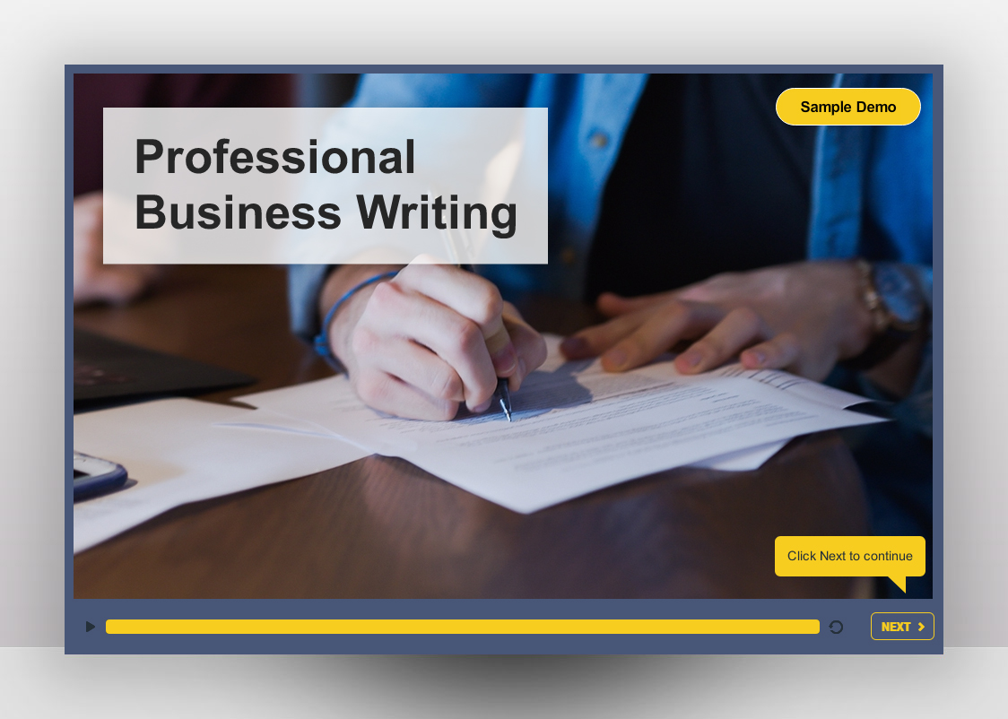 Online writing business