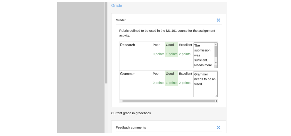 Assignment Grading