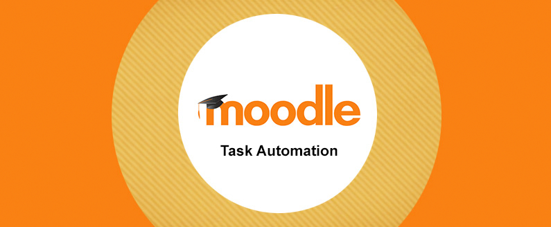 What is Moodle task automation?