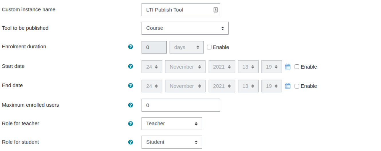 Sharing access to a course or activity