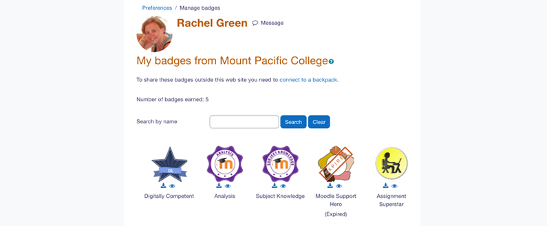 Moodle Badges and Gamification