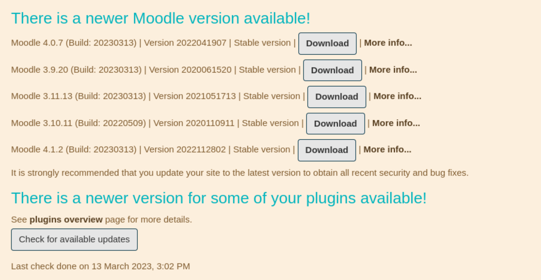 Moodle version available