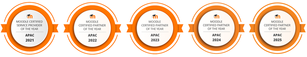 Award-winning Moodle Certified Partner of the Year
